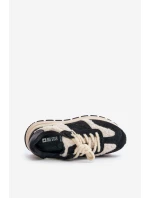 Zateplené dámské kožené sneakersy Big Star OO274A318 HI-POLY SYSTEM černé