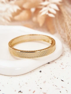 Dámský pevný zlatý náramek