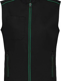 WK WK 6148 Pánská vesta "Day-to-Day" 20.6148 black/kelly green