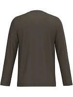 Kariban K 358 Pánské tričko do V s dl. rukávem 20.K358 dark khaki Kariban K 358 Pánské tričko do V s dl. rukávem 20.K358 dark khaki