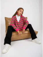 Dámský svetr TW SW BI M59 růžový