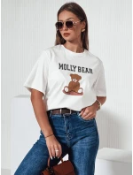 Dámské tričko MOLBER ecru FashionStreet RY2571