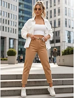 FashionStreet dámské džíny s vysokým pasem ve střihu mom fit UY2937