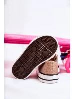 Dětské tenisky vázané Rose Gold Wella