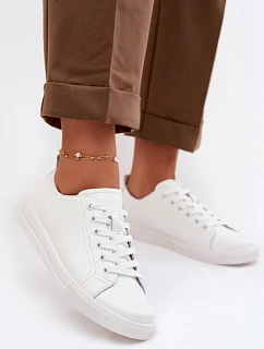 Kožené dámské tenisky Vinceza 79536 Bílé