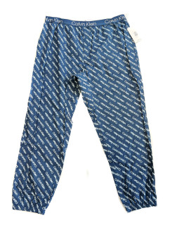 Pánské kalhoty na spaní NM2182E 1MO modré - Calvin Klein