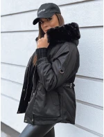 Dámská bunda TURTI černá FashionStreet TY3307 Dámská bunda TURTI černá FashionStreet TY3307