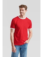 Fruit of the Loom Ringer T Racerback tričko 16.1168 red/white