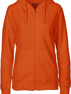 Neutral O 83301 Dámská mikina s kapucí z bio bavlny 77.8331 orange