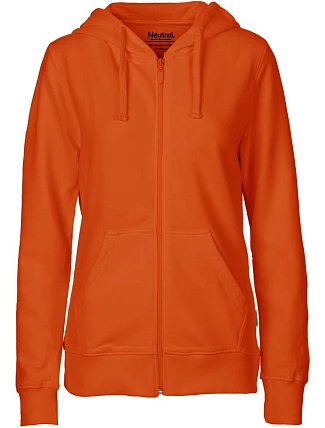 Neutral O 83301 Dámská mikina s kapucí z bio bavlny 77.8331 orange Neutral O 83301 Dámská mikina s kapucí z bio bavlny 77.8331 orange