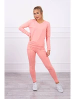 Tepláková souprava v meruňkové barvě Tepláková souprava v meruňkové barvě