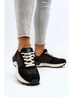 Dámské kožené tenisky Big Star NN274963 Černé