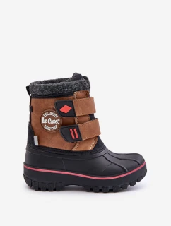 Dětské Sněhule Na Suchý Zip Lee Cooper LCJ-24-44-2864K Camel