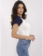 NM TS Tričko V7940.17 tmavě modrá a bílá