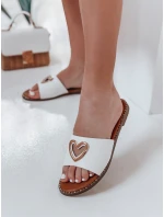Dámské žabky se srdcem LOVEMISS white FashionStreet ZY0770