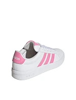 Dětské boty adidas Grand Court 3.0 white and pink HP3528