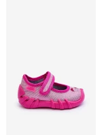 Balerínky Befado se lesklými kočičkami 109P235 růžové