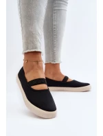 Dámské nazouvací tenisky Big Star LL274200 Černá Dámské nazouvací tenisky Big Star LL274200 Černá