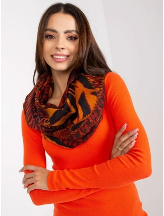 Dámská tunelová šála AT KM S 6162 kaštanová Dámská tunelová šála AT KM S 6162 kaštanová