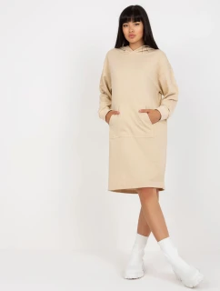 Šaty D10044C30296A světle béžové