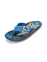 Gumbies unisex žabky ISLANDER FLIP-FLOP BLUE PALMETTO