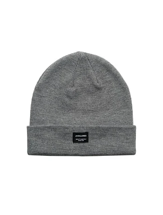 Čepice Jack&Jones Jacdna Beanie Noos M 12092815 šedá pánská