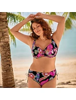 Vrchní díl plavek Sibel  8731-1 černo-růžová - Anita Rosa Faia