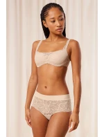 Triumph 10219748 Body Make-Up Illusion Lace Shorty barva:00nz-nude beige