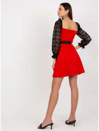 Dámské šaty LK SK 508840 1.01P červená - FPrice