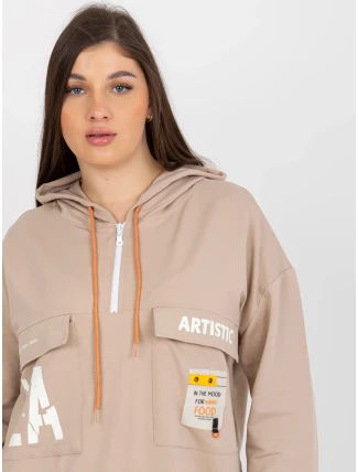 Mikina RV BL 8258.34 béžová