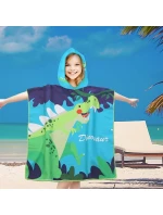 PončoBavlněné světové dětské plážové pončo s kapucí 60x60