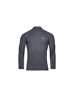 Cyklistické tričko POC M's Layer Merino Mock Neck Jersey, šedé