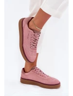 Semišové Dámské Tenisky Daniel Lopez SS2D4010 Růžové