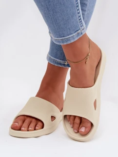 Klasické dámské béžové pantofle Juniria