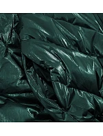 Krátká bunda oversize s širokými rukávy zelená (j9-016) Krátká bunda oversize s širokými rukávy zelená (j9-016)