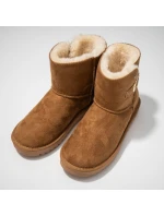 Wrangler Elsa Platform MID women's snow boots insulated winter boots with fur black (20243077.37B) dámské