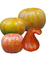 DEKORATIVNÍ DÝNĚ HALLOWEEN FIGURKA 4KS ORANŽOVÁ