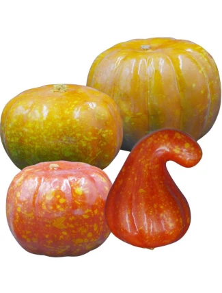 DEKORATIVNÍ DÝNĚ HALLOWEEN FIGURKA 4KS ORANŽOVÁ