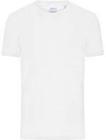 Daiber 8040 Pánské bio tričko s jemným žebrováním 02.8040 white Daiber 8040 Pánské bio tričko s jemným žebrováním 02.8040 white