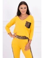 Hořčicová sada s leopardím potiskem Hořčicová sada s leopardím potiskem