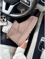 Dámské sněhule na platformě béžové BRINETTO FashionStreet ZY0568