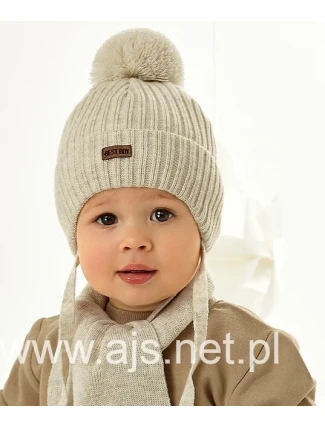 AJS 48-316 Chlapecká sada čepice+šátek
