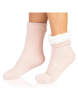 Extrémně teplé ponožky EXTRA WARM SOCKS - BELLINDA - světle růžová