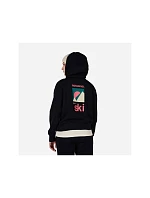 Dámská mikina ROSSIGNOL W WATERFALL H RELAX SWEATSHIRT černá dámská