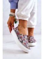 Dámské tenisky nazouvací Memory Foam Big Star JJ276015 šedé