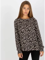 Halenka D73771M10971AEN černá a béžová