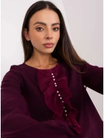 Halenka LK BZ 506673.36 tmavě fialová Halenka LK BZ 506673.36 tmavě fialová