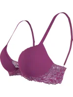 Dámské podprsenka LIFT DEMI 000QF6394EVID fialová - Calvin Klein Dámské podprsenka LIFT DEMI 000QF6394EVID fialová - Calvin Klein