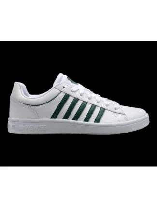 Pánské tenisky K-Swiss COURT WINSTON WHITE/POSY GREEN-M (06154-942-M)