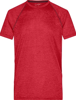 Daiber JN 496 Pánské funkční tričko 02.0496 red melange/titan
